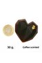 Heart Soap Set, Coffee Scented, Gold Detailed Decorative Item - 2