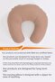 Double-Sided Breastfeeding Pillow Baby Support Cushion Maternity Pillow 100% Cotton - Bebek Kahve Yıldız - 3