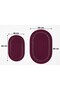 Terra 4-Piece Bathroom Set – 2 Oval Mats & 2 Oval Baskets, Natural Rope Weave, Handmade - Premium - 5