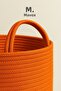 Natural Handwoven Wicker Jute Basket 20X26 cm – Decorative, Multi-Purpose, Stylish and Durable Storage Basket - 2