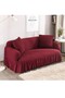 Wrapped Lycra Flexible Washable Three-Seater Sofa Cover (1 Piece) Sofa Cover - 2