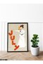 July Writing Women's One Piece Black Wooden Framed Painting - 2