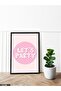 Lets Party One Piece Black Wooden Framed Painting - 2