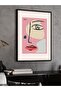 Picasso Yellow Blue One Piece Black Wooden Framed Painting - 3