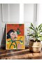 Paul Gauguin Self-Portrait with a Yellow Christ One Piece Wooden Framed Painting - 2