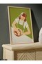 Woman in the Kitchen One Piece Wooden Framed Painting - 3