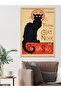Black Cat Tour One Piece Wooden Framed Painting