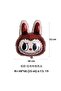 Labubu Baby Abubu Brown Balloon Set – Helium Compatible, Star & Round Foil 2 Year Old Cream Number - 4