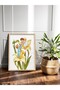 2 Children on a Flower One Piece Wooden Framed Painting - 2