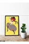 Dancer Woman One Piece Black Wooden Framed Painting - 2