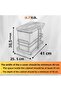 Cassone 16+1 Liter Cabinet-Interior Rail Telescopic Anthracite Waste Bin, Minimum Lid Width 40 cm - 4