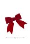 Burgundy Bowknot Tree Ornament Set of 6 - 5