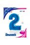 Number Balloon Foil 100 cm Blue 2 - 2