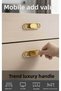 Luxury Trend Handle Gold (32 mm) Mobiya Bedroom Tv Unit Console Children's and Teenager's Room Handle - 7