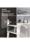 4 Pieces Hanger Punch-Free Screw Adhesive Super Strong Rack Holder Multi-Purpose Hanger - 4