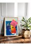 Colorful Portrait One Piece Wooden Framed Painting - 2