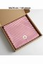 Red and White Striped Thin Pelur Paper 50X70 cm – 130 Pieces |   Gift, Packaging, New Year's Paper - 5
