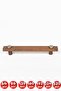 Cabinet Handles, 10 Pieces - 320 Mm (32 CM) - Natural Wooden Handles, Drawer Handles, Kitchen Cabinet Handles - 3