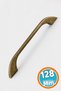 Furniture Kitchen Cabinet Cupboard Handle Handle Handles 160 mm - 16 cm Antique Antique Yellow Metal