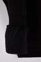 Siyah Yeni Oversize/Geniş Kesim Soft Kalite İçi Polarlı Polo Yaka Sweatshirt TMNAW26SW00004 - 7