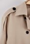 Taş Kruvaze Oversize Kısa Trençkot TWOAW26TR00020 - 7