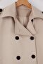 Taş Kruvaze Oversize Kısa Trençkot TWOAW26TR00020 - 6