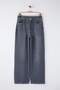Gri Yüksek Bel Baggy Wide Leg Rahat Geniş Paça %100 Pamuklu Jeans TWOAW26JE00239 - 5