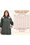 Transitional Quilted Women's Coats Plus Size Hooded Pack of Plaid - Slim Fit - 2