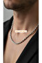 Twisted Chain Necklace Stainless Steel Men's 60 cm