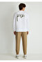 Pro Printed White T-Shirt Loose Fit / Loose Relaxed Fit 0612433 -620 - 4