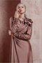 Accessory-Detailed Evening Dress 50420 - 2
