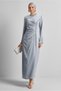 Satin Evening Dress 50516