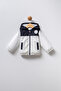 Baby Boy Hooded Embroidered Summer Regular Fit Navy Blue Coat Usb2282-C-V1