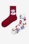 Girl's Dog Multicolored 2-Piece Socks