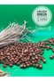 8 mm Tan Color Wooden Beads (50 Grams 224 Pieces) Hole Diameter 3mm Macrame Jewelry Bracelet Wooden Round