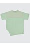 V Printed Asymmetrical 6-9 Years Old T-Shirt - Green 9-10 Years Old - 2