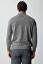 Anthracite Modern Fit Slim Fit Half Fisherman Plain Long Sleeve Knitwear - 5
