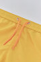 Yellow - Orange Micro Short Straight Swim Shorts - 6