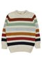Striped Sweater for 10-13 Years Old - Beige - 2