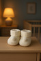 Newborn Baby Pompom Knitwear Knitted Gift Booties 0-6 Months