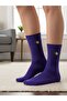 Lemon Embroidered Tennis Sports Socks