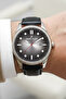 Men's Wrist Watch with Black Leather Cord Calendar Bracelet Gift Zmdk1148 - 3