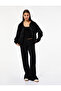 Cotton Wide-Leg Sweatpants with Elastic Waistband and Star Embroidery