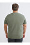 Vizyon New Season Large Size Crew Neck Combed Cotton Men's T-Shirt - 4