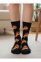 Black Pizza Slice Design Socket Socks