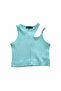 Girl's Blue Strappy Crop Top - 2