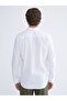 Lcwaikiki Classic White Regular Fit Long Sleeve Men's Shirt - 4