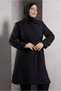Plus Size Quilted Trench Coat 10927
