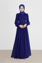 STONE DETAILED CHIFFON GOWN 50221