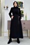 حذاء نسائي أسود بحزام T 8777